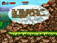 une photo d'Ã©cran de Prehistorik Man sur Nintendo Super Nes